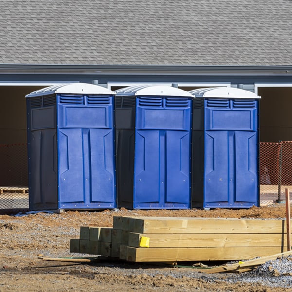 what is the cost difference between standard and deluxe portable toilet rentals in East Fork IL